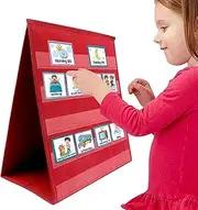 Classroom Work Pocket Chart - Classroom Pocket Organizer Double Sided Pocket Organizer Small Table Tapla Pocket Chart Classroom Speaker Classroom Supplies e