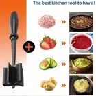 Meat Hamburger Chopper Heat Resistant Utensil Ground Beef Potato Masher Spat _we