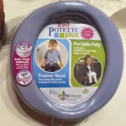 Potette Plus Toddler portable potty / trainer seat purple
