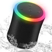 Portable Bluetooth Speaker Stereo Pairing, IPX5 Waterproof Wireless Speaker w...