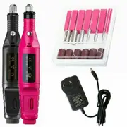 Electric Nail Drill Bits File Tool Set Machine Acrylic Art Manicure Pen Shaper