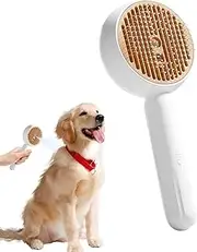 [Veasbuu] Cat Steam Brush,Kitten Detangling Self-Cleaning Comb - Pet Massaging Shedding Comb for Puppy Kitten Hair Bath Indoor Outdoor