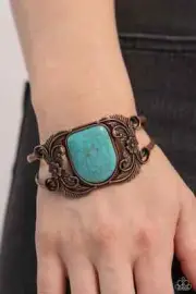 Paparazzi DUNE GARDEN copper CUFF bracelet