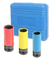 Automotive Tires & Wheels 1/2 inch Drive Impact Lug Nut Socket Set,Car Access...