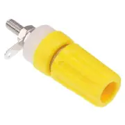 CLIFF Yellow 4mm Binding Post Socket 15A CL1512