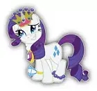 My Little Pony Cartoon Rarity Sticker Bumper Decal - ''SIZES''