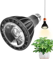 Grow Light Bulb, Full Spectrum Grow Light Bulb, Full Spectrum Energy Saving Lamp for Seedling Vegetables Succulent Indoor Greenhouse Aquarium Terrarium