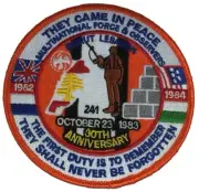 THEY CAME IN PEACE BEIRUT LEBANON 1983 30TH ANNIVERSARY PATCH USMC BARRACKS