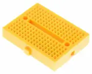 Yellow 170 Point Solderless Breadboard Prototyping