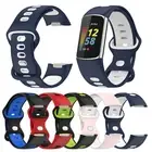 For Fitbit Charge 5 6 Watch Wristbands Replacement Soft Silicone Watch Straps