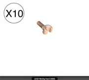 Lego 10 Pieces City Light Flesh Hand / Star Wars Mini Figure Light Nougat Hands
