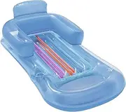 Portable Inflatable Pool Float with Backrest Inflatable Tubes Floaties Toys for Kids Adults Lake and Beach Floaty Summer Toy 160 * 85CM Inflatable LWX