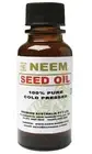 Neem Seed Oil 100% Pure & Cold Pressed - 20mL