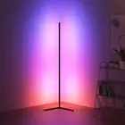 RGB Corner Floor Lamp, Lamp,Lit Lamp,55'' Minimalist Led Metal Corner Light f...
