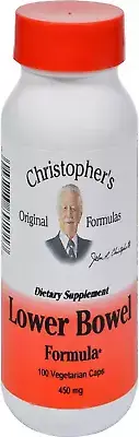 Dr. Christopher'S Lower Bowel Cleanse Formula Capsules 100 Ct.