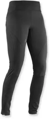 NEW Salomon Windstopper Trail/Running/Skiing Tights (Black, Man/Woman, S/M) $125