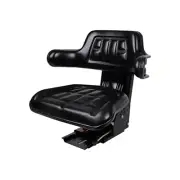 BLACK WAFFLE STYLE TRACTOR SUSPENSION SEAT Fits Massey Ferguson UNIVERSAL
