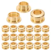 5mm(1/5 Inch) Brass Hole Eyelets, 20 Pcs Arc Surface Grommets, Light Gold