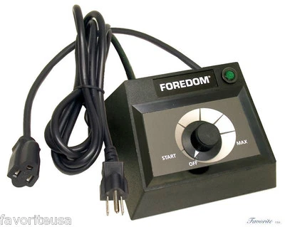 FOREDOM C.EM-1 VARIABLE DIAL SPEED CONTROL FOR FLEX SHAFT TABLE TOP MOTOR 115V