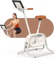 [FEIERDUN] Exercise Bike Upright Smart Bike Beige