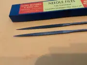 New Qty (2) Blundell Needle Files, 16cm Cut, Grade 0