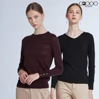 在飛比找momo購物網優惠-【G2000】時尚多款修身針織衫(9款可選)