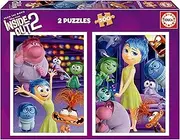 Educa - 2 Cardboard Puzzles with 500 Pieces with The Pictures of Inside Out 2, Fun in Double Game for Children from 14 Years (20101)