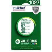 Calidad Brother LC-67/38/39 Value 4 Pack