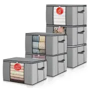Foldable Quilt Storage Bag Large Capacity Wardrobe Finishing Bag for Dormitory