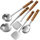 304 Staniless Steel Kitchen Utensils Anti-scald Cooking Tool Sets Colanders