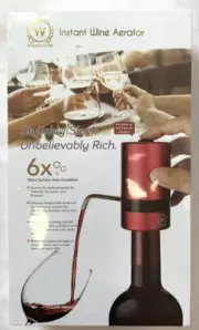 Aerator WA-A02-GY Instant Wine Aerator Best for Red Wines & Select White Wines