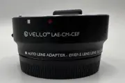 Vello LAE-SE-CEF Adapter with Tripod Mount for Canon EOS EF- Canon EOSM Body New
