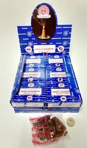 WHOLESALE 12 PACK INCENSE NAG CHAMPA CONES