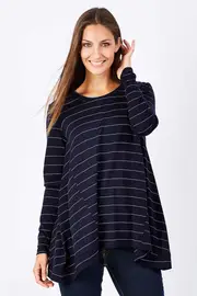 Sharp Instincts Merino Swing Top--FOI-F04093