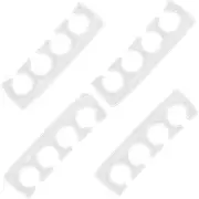 HONMEET Versatile Toe Accessories Nail Toe Separators Silicone Material Toe Dividers for Women Men for Pedicure
