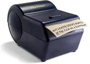 Zip Notes Administrator Sticky Note Dispenser and Holder, Dark Blue, High Capacity, School, Office, and Home Use, 4.1" W x 3.6" D x 6.5" H (0020)