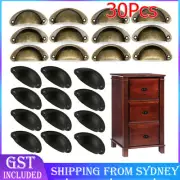 30X Modern Cup Cabinet Handle Knob Drawer Furniture Door Pull Shell Cupboard AUS