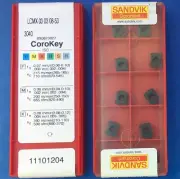 10pc SANDVIK LCMX 030308 - 53 Carbide Milling Inserts; 3040Machinist