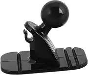 EXQUIMEUBLE Compact Adhesive Phone Mount Holder for Car Secure Cell Phone Bracket Strong Adhesion and Firm Grip for All Smartphones Base for Dashboard and Windshield Use
