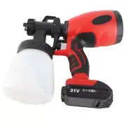 (UK Plug)Hand Held Spray Guns Household Cordless Electric Paint Sprayer Home