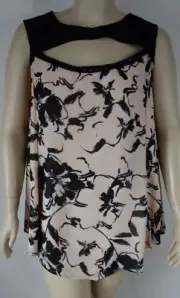 NEW TS Taking Shape Blush Beaded Sleeveless Tunic Top Plus Size 22 BNWT # T28
