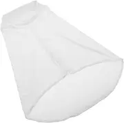 [LIFKOME] Bottom Hat and Headscarf Head Scarf Women Cap Arab Hijab Cap Women Turban Cap Turban Scarf Muslim Full Neck Turban Cap Hijabs for Women Hijab Caps Muslim Cap White Polyester Yarn