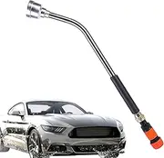 Garden Watering Wand | Heavy Duty Wand with Thumb Flow Control - 24.4 in Long Long Hose Nozzle Sprayer for Watering Flower Baskets and Shrubs Foccar