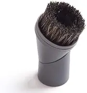 EZ SPARES compatible with Universal Vacuum Cleaner Horsehair Dust Small Brush Accepting 1 3/8 35mm Diameter for For All Brands Like Miele 07132710 Dusting Brush Natural