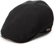 [Comhats] Waterproof Mens Flat Cap for UK Rainy Day - Designer's Newsboy Baker Boy Style Peaked Rain Cap for Golf & Fishing Shooting Walking Hunting
