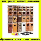 30pc Food Storage Containers Airtight Set w/ Lids Pantry Kitchen Organiser