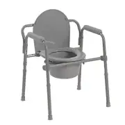 Folding Commode Shower Chair Bedside Mobility Medical Surgery Disabled Toilet