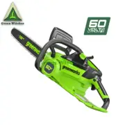 Greenworks Pro 60V Lithium-Ion Brushless Cordless 18'' 45cm Chainsaw Skin Only