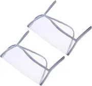 RORPOIR 2pcs Stroller Warm Bag Baby Stroller Hanging Bag Mesh Storage Bag for Diapers Toys Travel Accessories