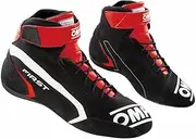 Omp Unisex's First Race My2021 Red/Black Size 42 Fia 8856-2018 Boat Shoe, Standard, 9 UK, Standard, 9 UK